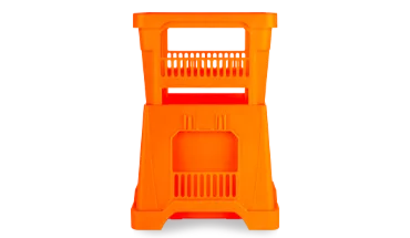 Neon Orange Vase